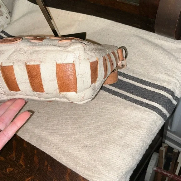 NWT Bed Stu Leather Keiki Crossbody Bag Handbag Nectar Lux Tan Rustic MSRP $235 - Picture 8 of 12